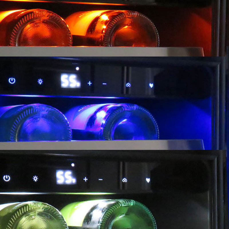 XO Appliance 66 Cans (12 oz.) BuiltIn Beverage Refrigerator with Wine